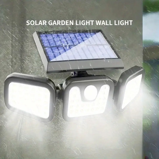 Lampara solar con sensor de movimiento - Diseño resistente