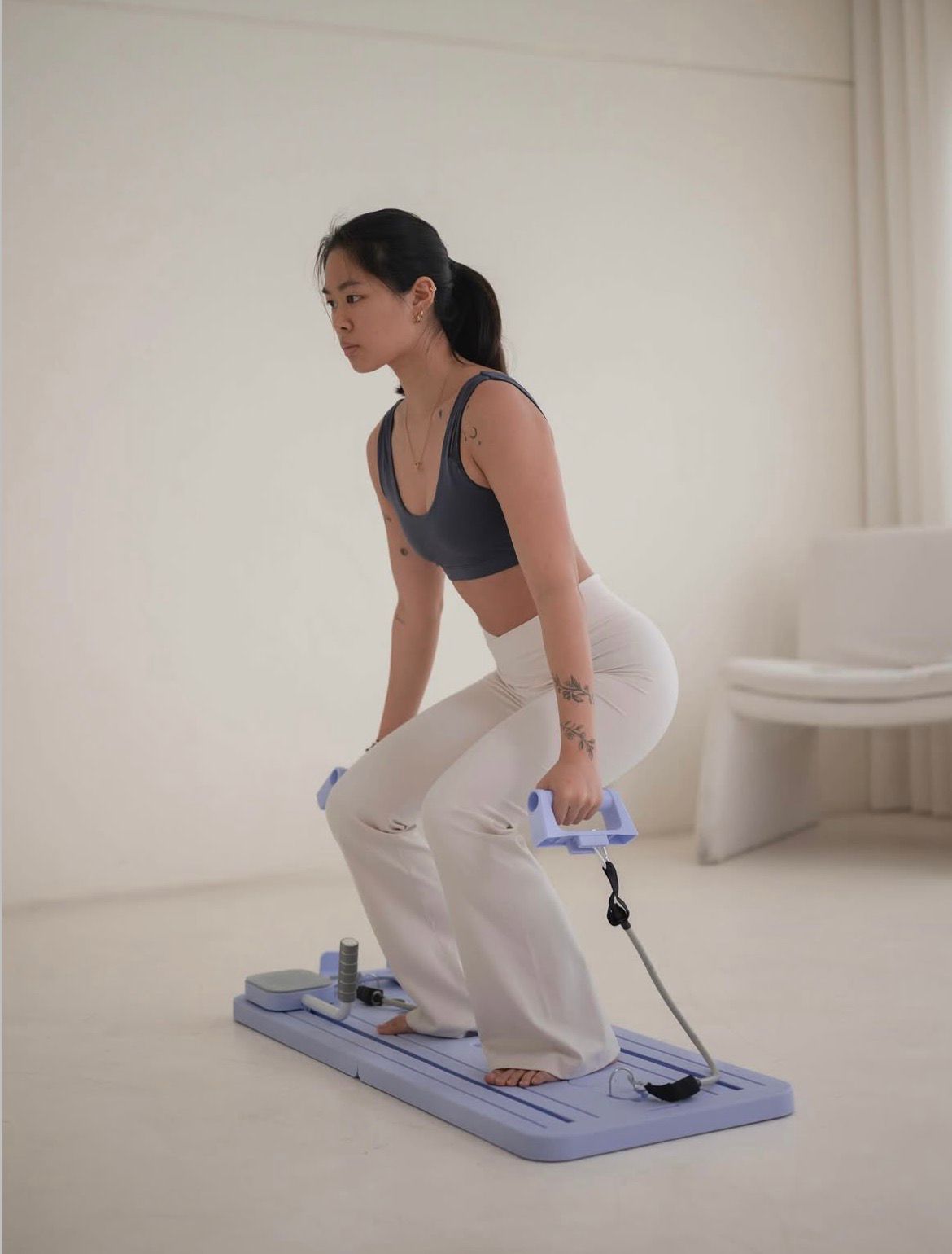 Tabla de pilates en casa