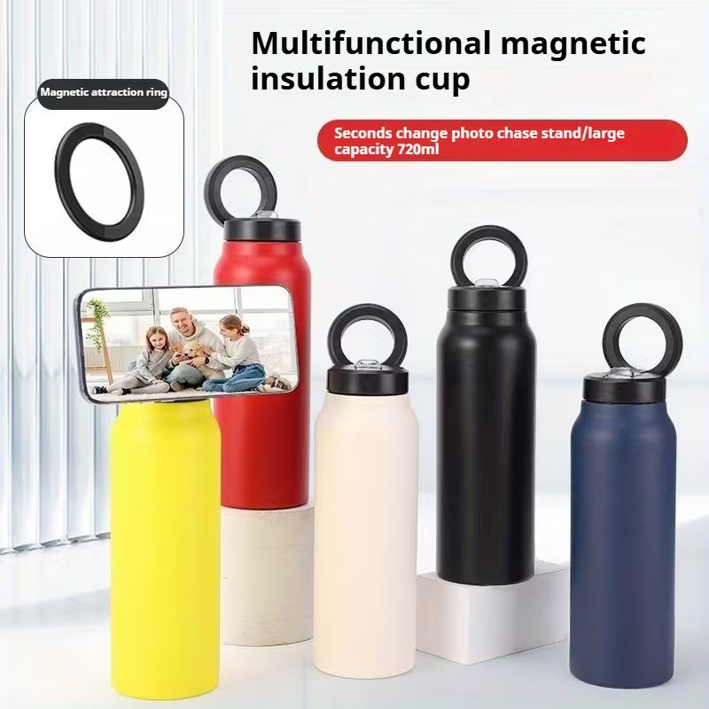 Termo aislado para frio con Soporte 360° para tu celular