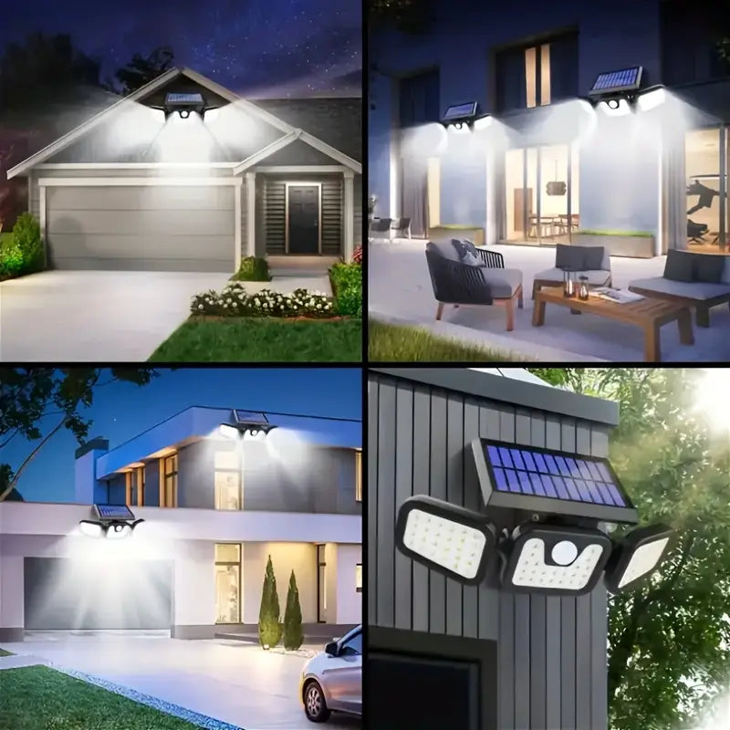 Lampara solar con sensor de movimiento - Diseño resistente