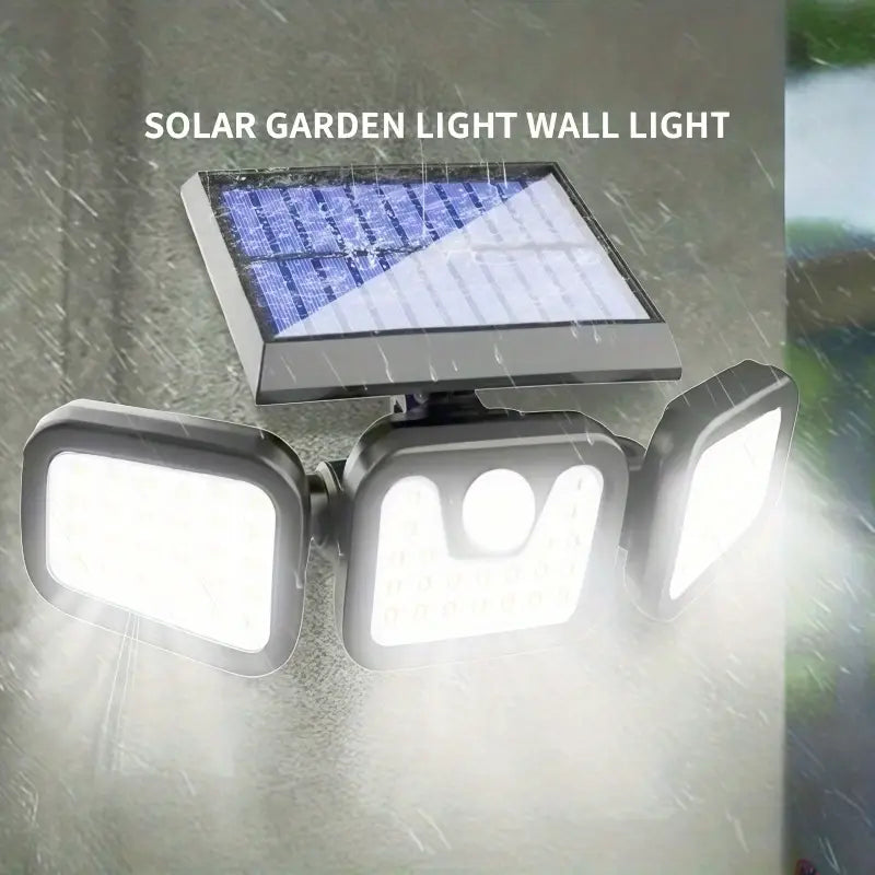 Lampara solar con sensor de movimiento - Diseño resistente